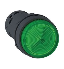 Taster svetleći LED Zeleni N/O 24 V AC/DC Schneider